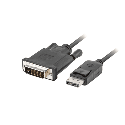 Lanberg Cable | CA-DPDV-10CU-0018-BK | DisplayPort to DVI-D | 1.8 m – nuotrauka 1