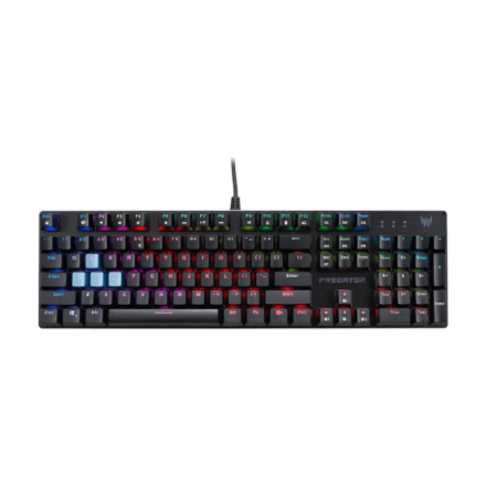 Acer Predator Aethon 303 | Keyboard | Wired | US | Kailh Blue | Black | Retail Pack – nuotrauka 1