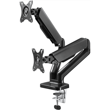 Goobay Desk Mount Double Monitor Mount with Gas Spring – image 1