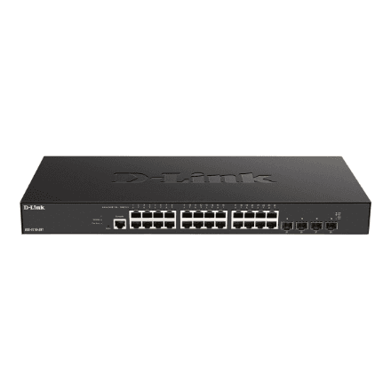 D-Link DXS-1210-28T 24-port 10GBase-T + 4-port 10/25G SFP28 Smart Managed Switch | D-Link – nuotrauka 1