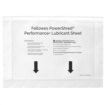 Fellowes Shredder oil sheets 10 pcs – image 1