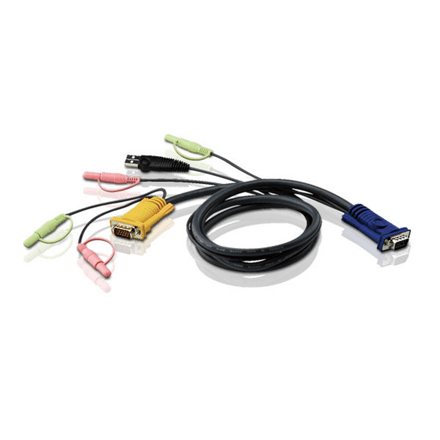 Aten | 3M USB KVM Cable with 3 in 1 SPHD and Audio | 2L-5303U – image 1