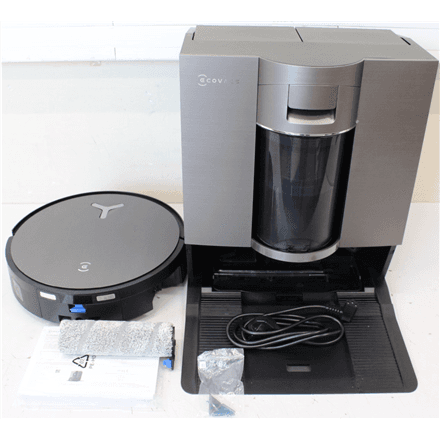 SALE OUT. Ecovacs DEEBOT X11 OMNICYCLONE EU Vacuum & mop, Wet&Dry,with new bagless All-in-One OmniCyclone station, Black (with brown shimmer | Ecovacs Robot Vacuum Cleaner with New Bagless All-in-One OmniCyclone Stati... – nuotrauka 1