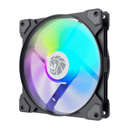 Gamemax Case Fan | FN14A-S5 | Black – nuotrauka 1