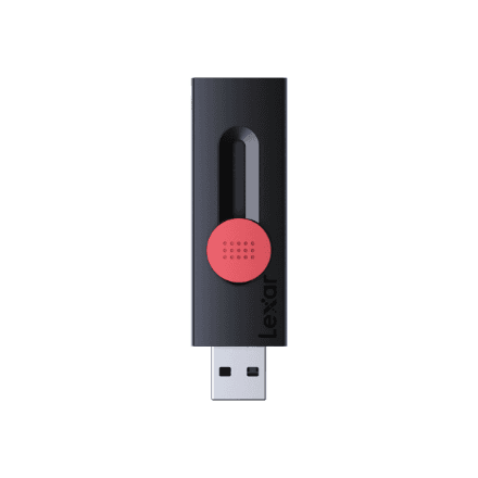Lexar | Flash Drive | JumpDrive D300 | 128 GB | USB Type-C/Type-A | Black/Red – image 1