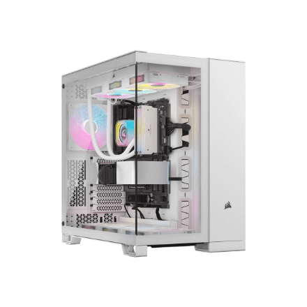 Corsair Dual Chamber PC Case | iCUE LINK 6500X RGB | White | Mid Tower | ATX – nuotrauka 1