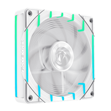 Gamemax Case Fan | TORNADO T12 ARGB-RW | White – nuotrauka 1