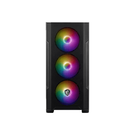 MSI | MAG FORGE M100R | Side window | Black | Micro ATX Tower | ATX – image 1