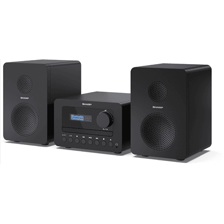 Sharp XL-B520D(BK) Tokyo Hi-Fi Micro System 2.0, FM/DAB/DAB+/USB, CD, Bluetooth 5.0, Aux-in, Black · Sharp · Tokyo Hi-Fi Micro System 2.0 – nuotrauka 1