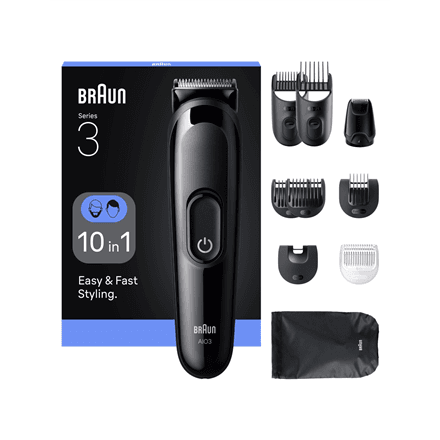 Braun 10in1 Hair Clipper Set · All-in-One Series 3 AIO3560 · Cordless – image 1