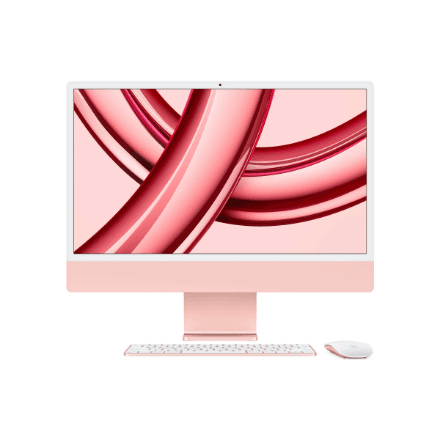Apple iMac 24” 4.5K Retina, Apple M4 10C CPU, 10C GPU/16GB/256GB SSD/Pink/SWE | Apple – nuotrauka 1