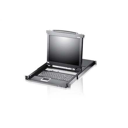Aten 8-Port PS/2-USB VGA 19" LCD KVM Switch with Daisy-Chain Port and USB Peripheral Support – nuotrauka 1