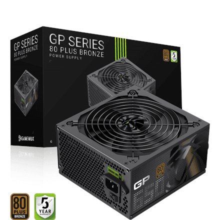 Gamemax PSU | GP 650B | 650 W | Bronze | Non-Modular – nuotrauka 1