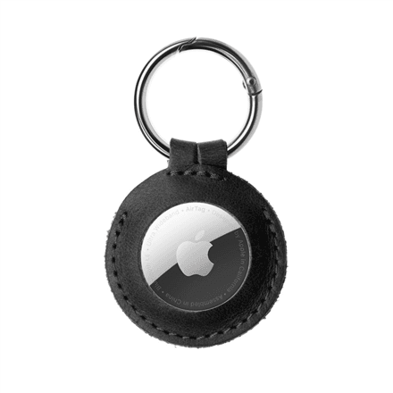 Fixed | Case for AirTag | Genuine cowhide | Black – image 1