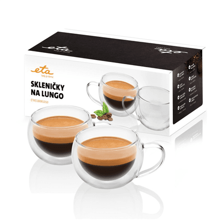 ETA | Lungo cups | ETA518091010 | For coffee | 2 pc(s) | Dishwasher proof | Glass – nuotrauka 1