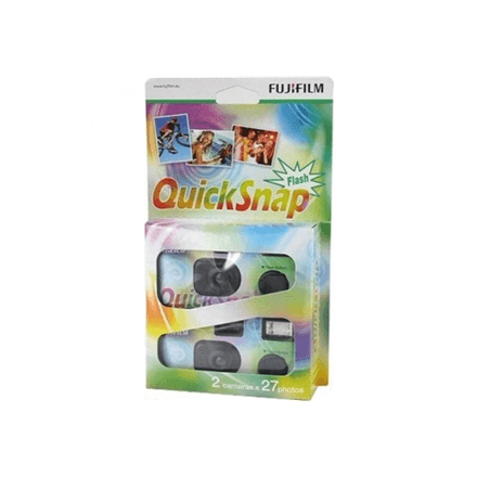 Fujifilm | 7130786 QuickSnap 400 Disposable Flash Camera (Pack of 2) – nuotrauka 1