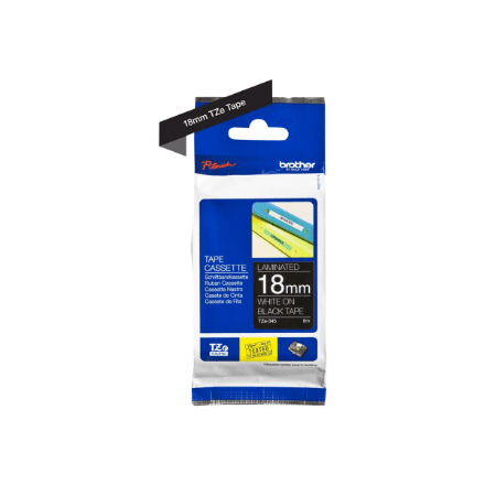 Brother TZ-E345 18mm White on Black P-Touch Label | Brother – image 1