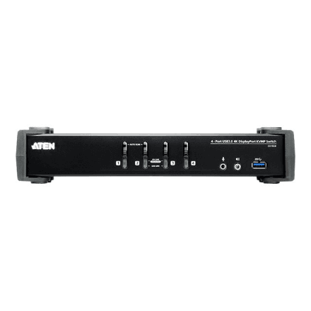 Aten | 4-Port USB 3.0 4K DisplayPort KVMP Switch | CS1924-AT-G – image 1