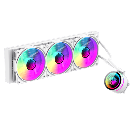 Gamemax CPU Liquid Cooler | ICEBURG 360 INFINITY WH | White – image 1
