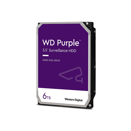 Western Digital | Hard Drive | Purple WD64PURZ | 5460 RPM | 6000 GB – nuotrauka 1