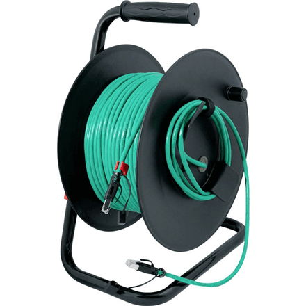 Logilink Network Cable Reel Green CAT 6A S/FTP, 80 m | CQ3080S – image 1