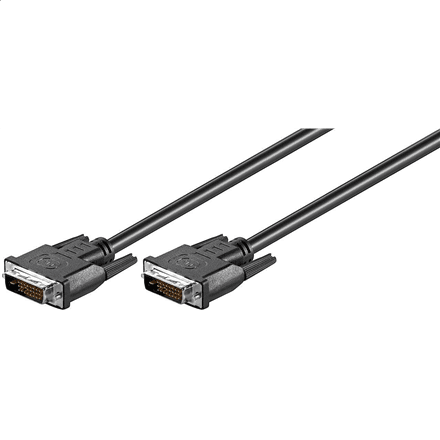 Goobay DVI-D FullHD cable Dual Link, nickel plated – nuotrauka 1