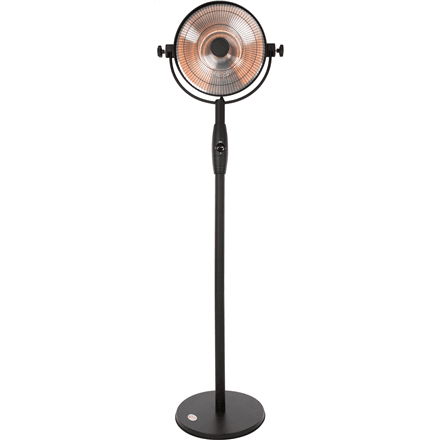SUNRED | Heater | RSS16, Retro Bright Standing | Infrared | 2100 W | Black | IP54 – image 1