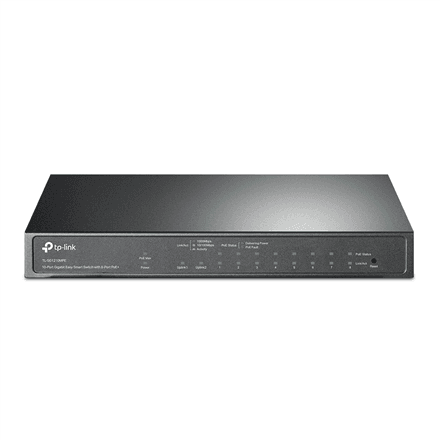TP-LINK 10-Port Gigabit Easy Smart Switch with 8-Port PoE+ – nuotrauka 1