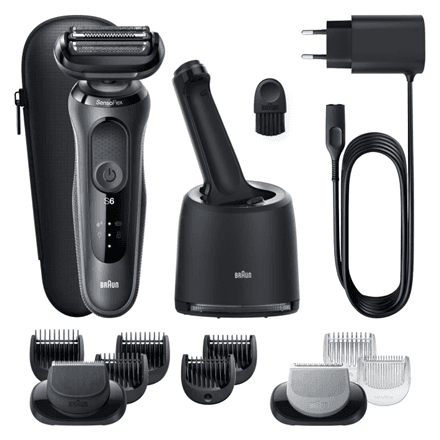 Braun | Shaver | 61-N7650CC | Operating time (max) 50 min | Wet & Dry | Black – image 1