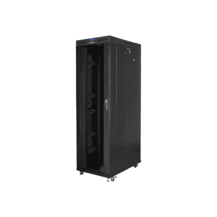 Lanberg Rack cabinet 19" free-standing 42U/800x1200 (flat pack) with glass door, LCD – nuotrauka 1