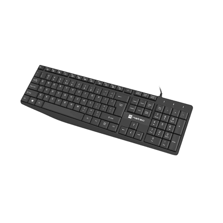 Natec | Keyboard | Nautilus NKL-1950 | Keyboard | Wired | US | Black – image 1