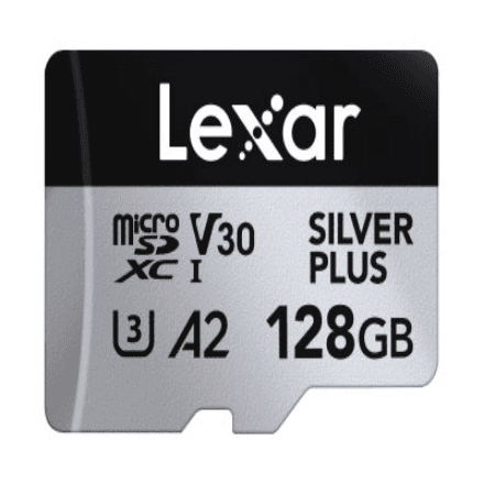 Lexar SILVER PLUS | 128 GB | microSDXC | Flash memory class 10 – image 1