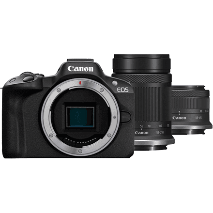 Canon EOS R50 + RF-S 18-45mm F4.5-6.3 IS STM + RF-S 55-210mm F5-7.1 IS STM (SIP) – nuotrauka 1