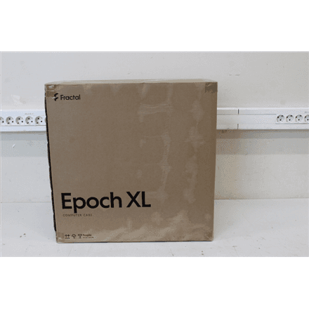SALE OUT. Fractal Design Epoch XL Computer Case, White TG RGB Clear Tint · Fractal Design Case · Epoch XL – nuotrauka 1