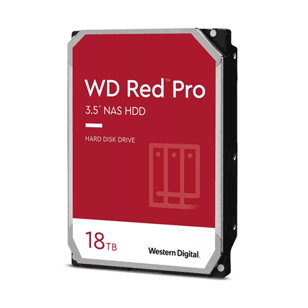 QNAP HDD | Red Pro | 7200 RPM | 18000 GB – nuotrauka 1