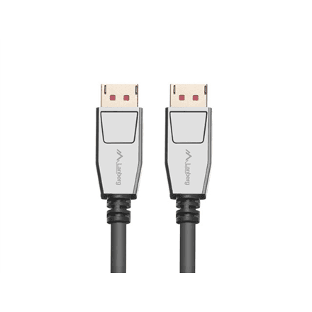 Lanberg DisplayPort M/M Cable 20 PIN V1.4 8K 60HZ | CA-DPDP-20CU-0010-BK | 1 m – image 1