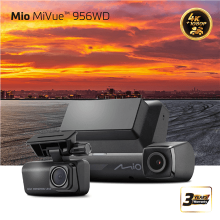 Mio MiVue 956WD Dash Cam | GPS | Wi-Fi – nuotrauka 1