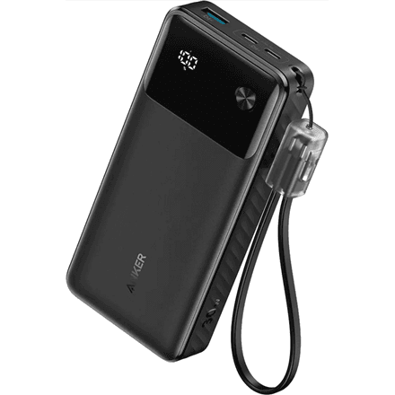 Anker Power Bank, B2B - Europe (excluded UK plug), 30 W | A1384G11 | 20000 mAh | Black – nuotrauka 1
