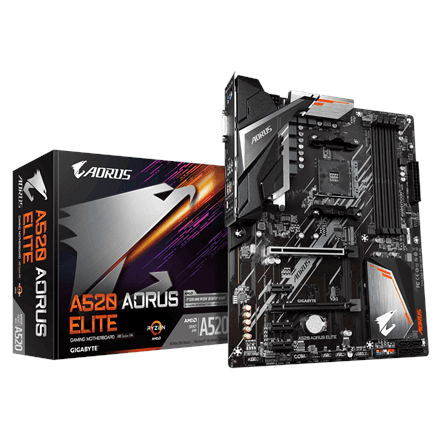 Gigabyte A520 AORUS ELITE 1.0 – nuotrauka 1