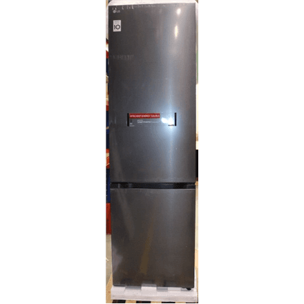 SALE OUT. LG GBBS322CEV Refrigerator, C, Free-standing, Combi, Height 2.03 m, Net fridge 262 L, Net freezer 113 L, Black · SALE OUT. LG Refrigerator · GBBS322CEV – image 1