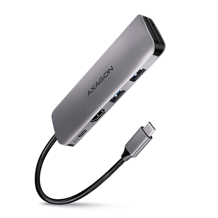 AXAGON SuperSpeed USB-C COMBO 5in1 Hub | HMC-5 – nuotrauka 1
