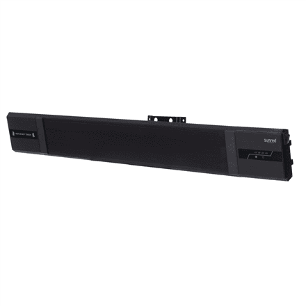 SUNRED | Heater | NER-2400, Nero Wall/Hanging | Infrared | 2400 W | Black | IP55 – nuotrauka 1