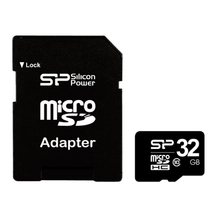 Silicon Power | 32 GB | MicroSDHC | Flash memory class 10 | SD adapter – nuotrauka 1