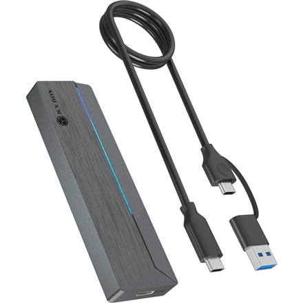 Raidsonic Icy Box M.2 SATA/NVMe SSD Enclosure with USB 3.2 Gen 2 Type-C and RGB light | Warranty IB-1826MCL-CU31 month(s) – nuotrauka 1