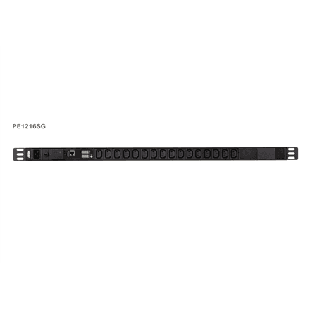 Aten | Basic Metered 0U PDU with Surge Protection (16A, 16 Outlet IEC 320 C13) | PE1216SG – nuotrauka 1