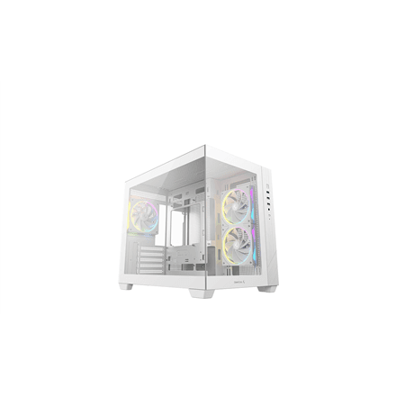 Deepcool Case | CG330 3F WH | White | Micro ATX – image 1