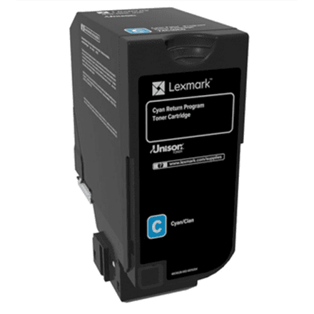 Lexmark Lexmark High Capacity Cyan Return Programme 84C2HC0 Toner Cartridge | Lexmark Cyan – nuotrauka 1