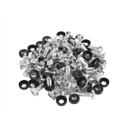 Lanberg | 19'' Mounting Screws Set (basket, washer, screw), 50 pcs – image 1