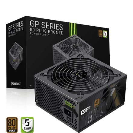 Gamemax PSU | GP 750B | 750 W | Bronze | Non-Modular – nuotrauka 1