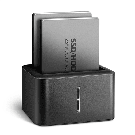 AXAGON | SuperSpeed USB DUAL 2.5" SSD/HDD MINI dock | ADSA-D25 – image 1